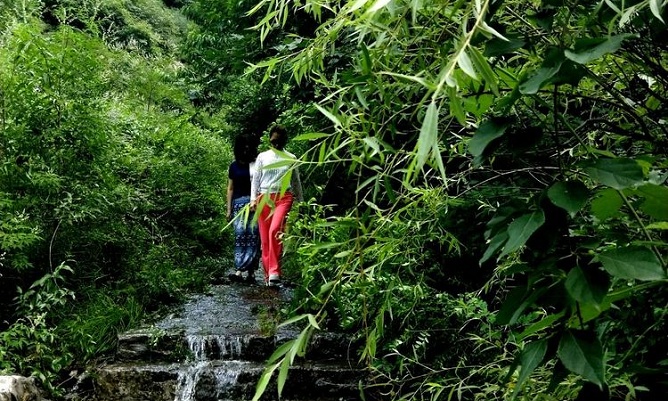 泉水泳池